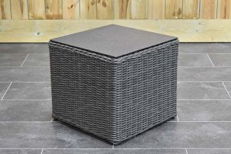 Alicante Tafeltje Spraystone 50 x 50 cm Vierkant Rock Grey