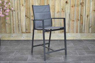 Saint Louis Aluminium Bar Tuinstoel Dark Grey