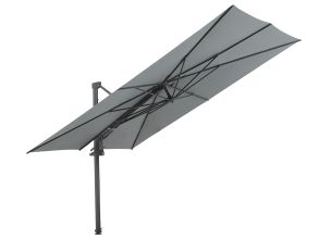 Madison Saint Tropez Zweefparasol 3,55 x 3 m Grey Incl. Granietenvoet 90 Kilo en Beschermhoes