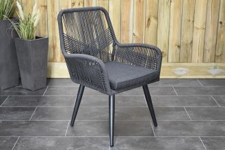 Villenova Rope Dining Tuinstoel Antracite