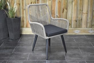 Villenova Rope Dining Tuinstoel Faded Sand