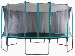 Trampoline 488 cm Blauw met Veiligheidsnet