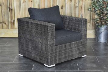Boston Lounge Tuinstoel Dark Grey SHOWROOMMODEL