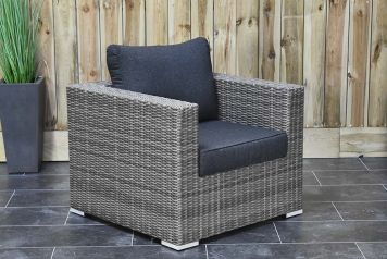 Boston Lounge Tuinstoel Natural Grey SHOWROOMMODEL