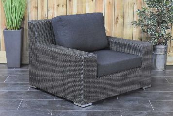 Riga Lounge Tuinstoel Rock Grey