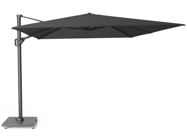 beu hel moersleutel Platinum Challenger Zweefparasol T1 3 x 4 m Faded Black Incl. Granietenvoet  120 Kilo en Beschermhoes