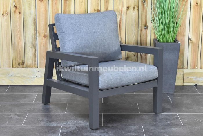 Tuinstoel Aluminium Bakersfield Grey