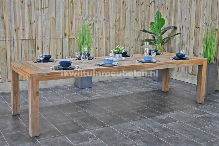 musicus bungeejumpen Versterken Tuintafel Cancun 300 Teak Natural · Groot voordeel!