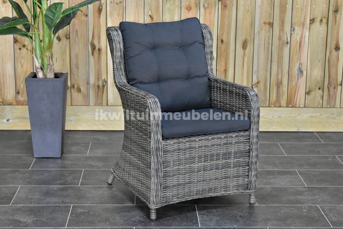 Pardon Vooraf Omgekeerd Dining Tuinstoel Delano Kobo Grey · Scherpe Prijs!