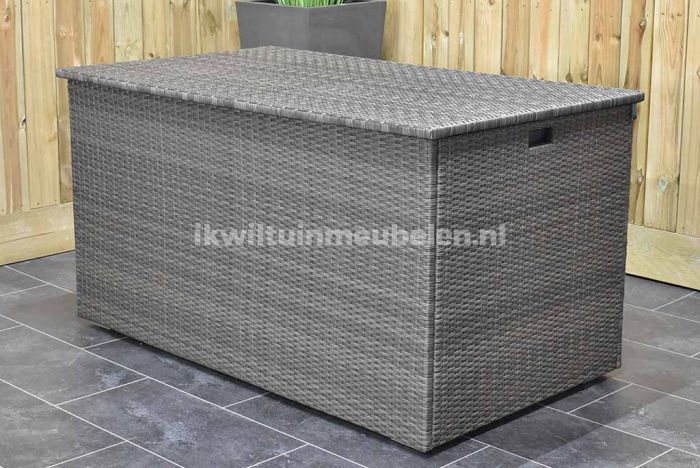 Kinderrijmpjes stortbui Diversiteit Kussenbox 160 x 92 x 86 cm 970 Liter Dark Grey