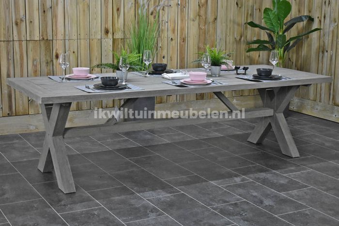 Luik op tijd Origineel Tuintafel Norwich 250 Vintage Antique Grey · Groot voordeel!