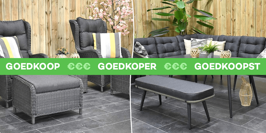 Goedkope tuinmeubelen kopen