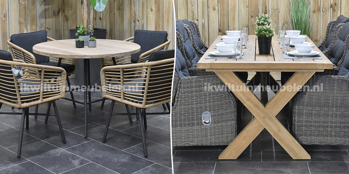 Houten tuinset kopen