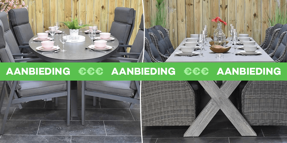 telescoop Kantine bemanning Tuinset aanbieding? De Beste Acties! → Ikwiltuinmeubelen.nl