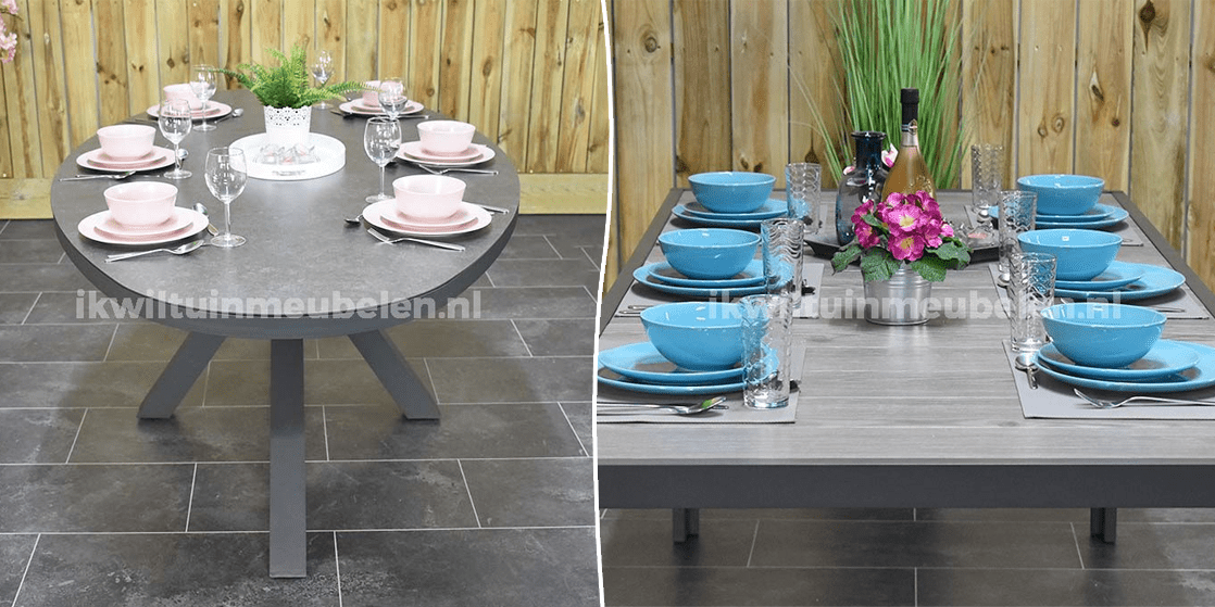 6 persoons tuintafel 6 personen