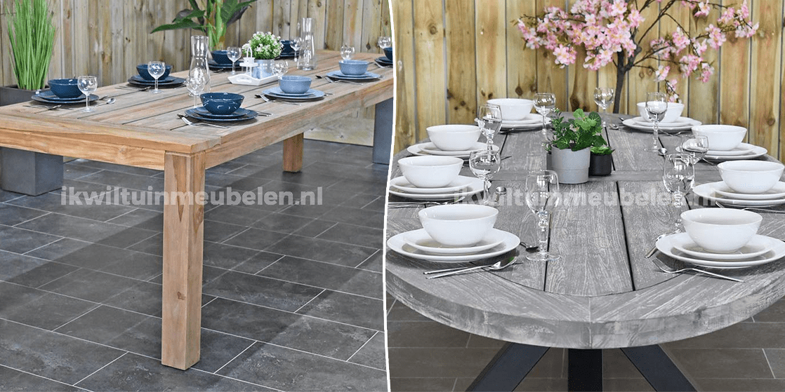 8 persoons tuintafel 8 personen