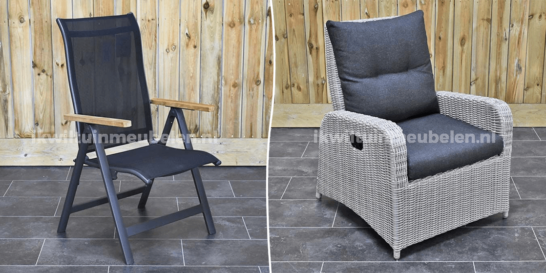 Verstelbare tuinstoelen kopen